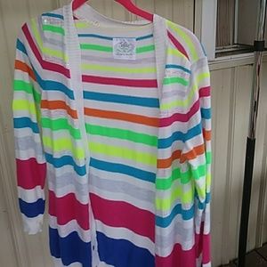 Multi colored cardigan